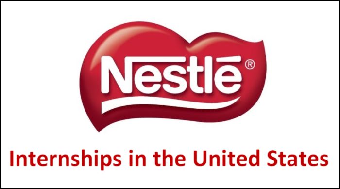 Nestle Internships in the United States